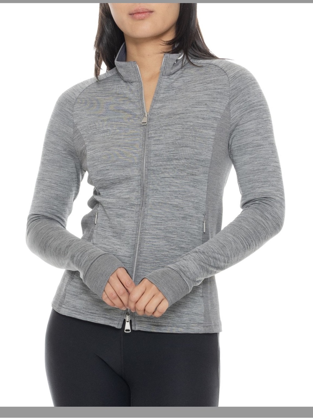 KJUS Grey Full-Zip Performance Jacket